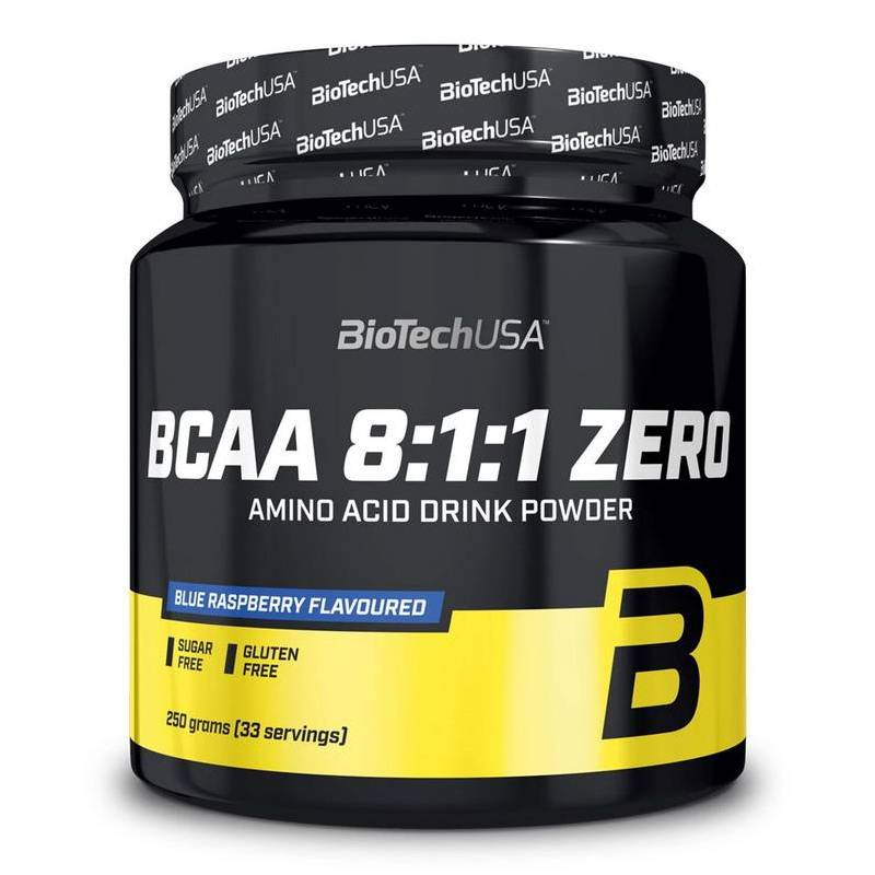 BioTech USA BCAA 8:1:1 ZERO (250 g) mirtillo blu