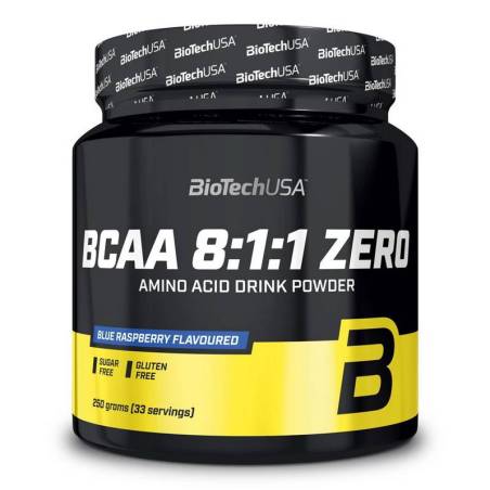 BioTech USA BCAA 8:1:1 ZERO (250 g) mirtillo blu