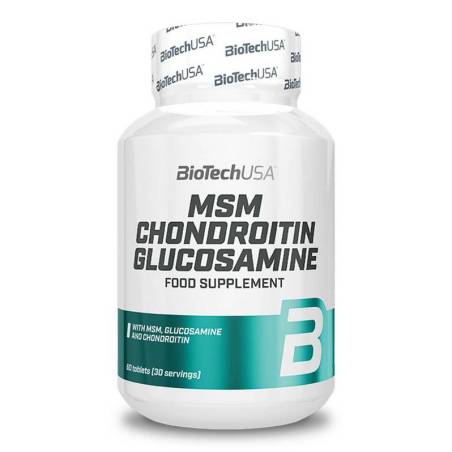 BioTech USA MSM Chondroitin Glucosamine (60 compresse)