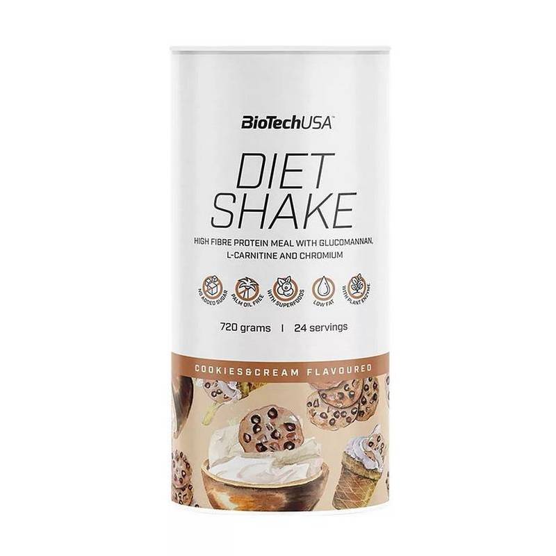 BioTech USA Diet Shake (720 g) Biscotto Cioccolato