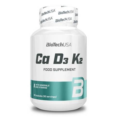 BioTech USA Ca D3 K2 (90 capsule)