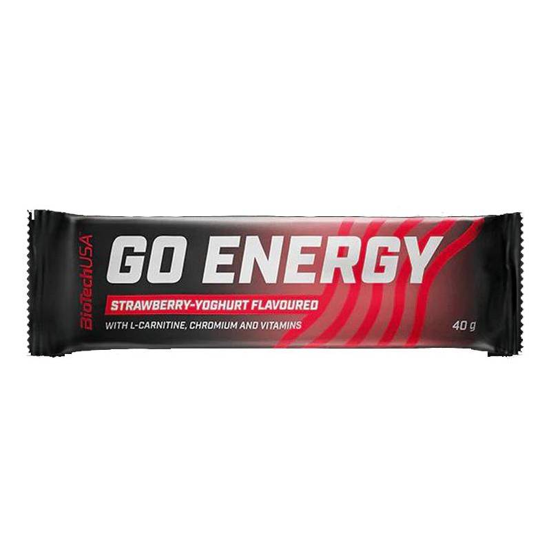 BioTech USA Go Energy (40 g) Yogurt alla Fragola