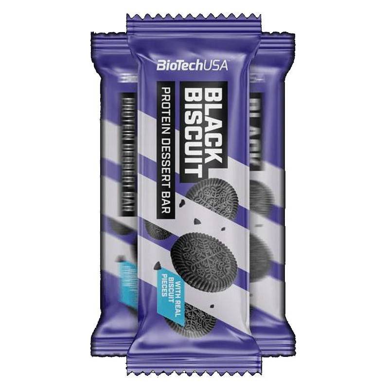 BioTech USA Protein Dessert Bar (50 g) Black Biscuit