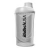 BioTech USA Shaker Wave 600 ml (1 pz) Bianco
