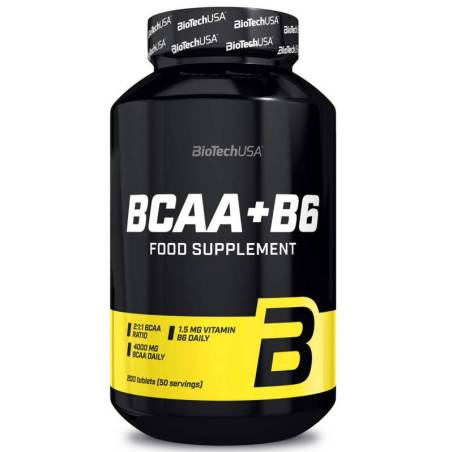 BioTech USA BCAA+B6 (200 compresse)